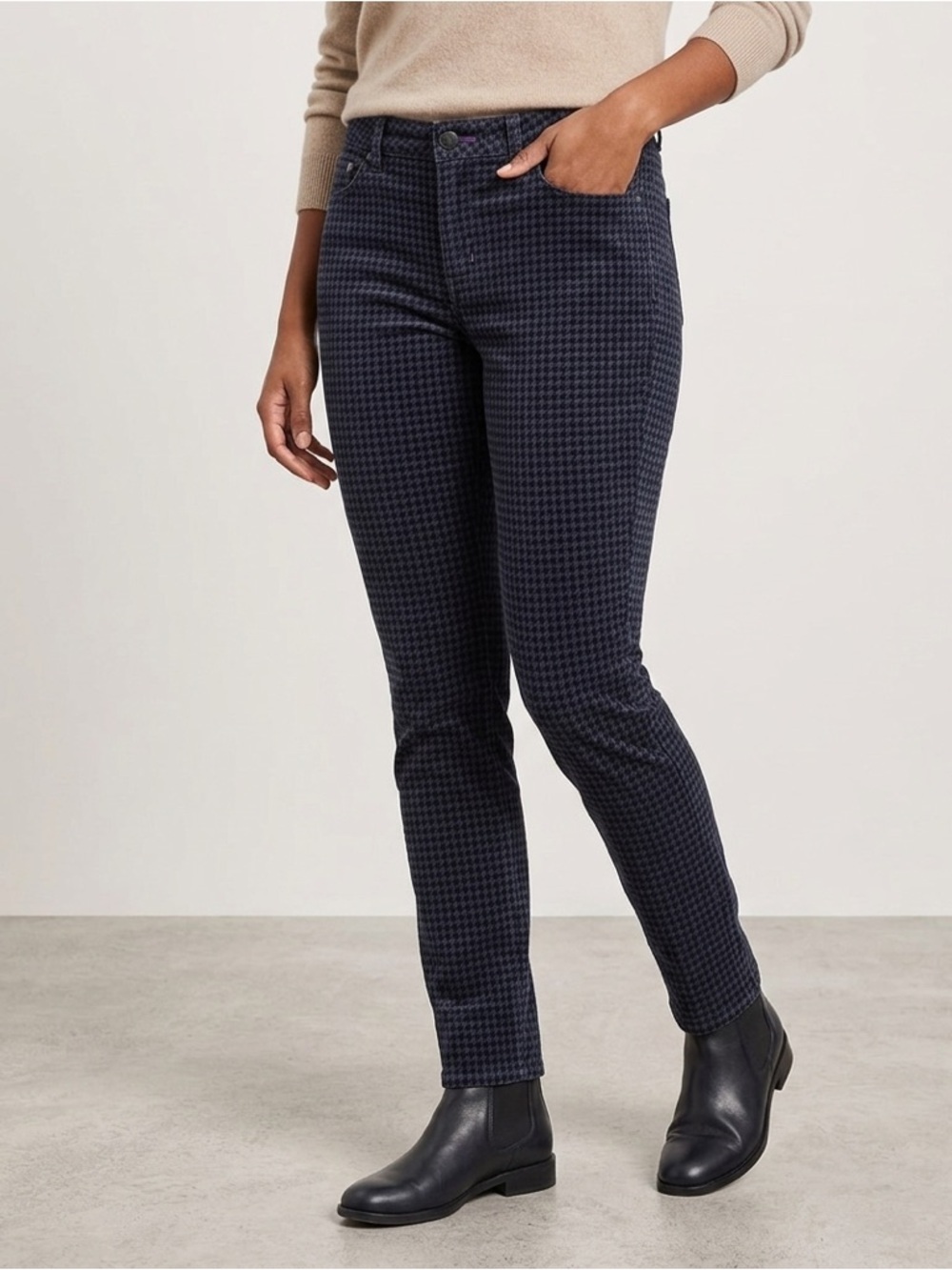 NYDJ Not Your Daughter’s Jeans Herringbone Designer Legging Skinny Jeans Size 12
